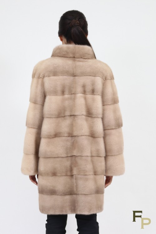 Manteau en Fourrure de Vison Terra