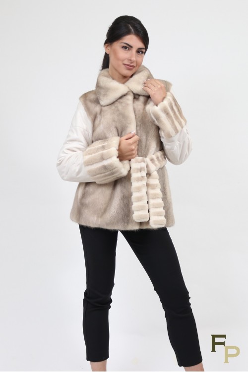 Mink Fur Jacket 'Ice"