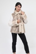 Mink Fur Jacket 'Ice"