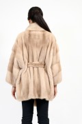 Terra Mink Fur Coat "Kimono"