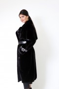 Trench Coat en Fourrure de Vison Blackglama