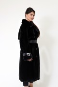 Trench Coat en Fourrure de Vison Blackglama