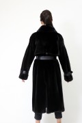 Trench Coat en Fourrure de Vison Blackglama