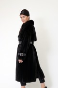 Trench Coat en Fourrure de Vison Blackglama