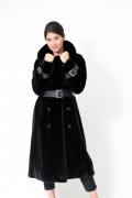 Trench Coat en Fourrure de Vison Blackglama