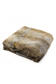 Natural Rabbit Fur Blanket 