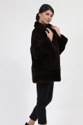 Dark Brown Mink Fur Jacket