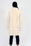 Straight Mink Coat Colour "Pearl"