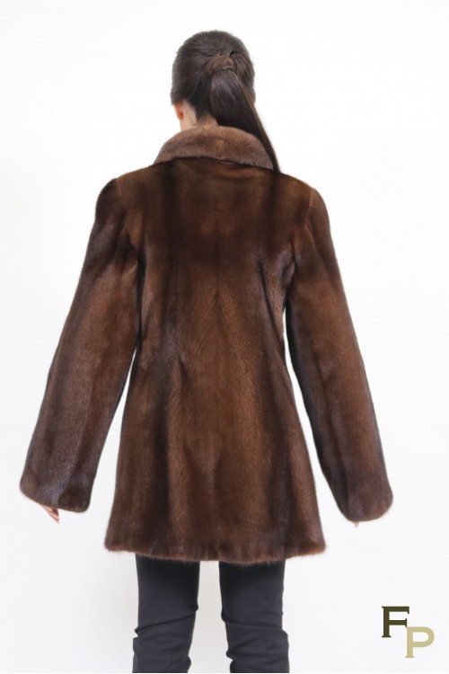 Brown Mink Fur Jacket