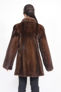 Veste en Fourrure de Vison Brown