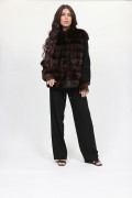 Brown Mink Fur Jacket