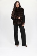 Brown Mink Fur Jacket