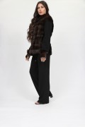 Brown Mink Fur Jacket