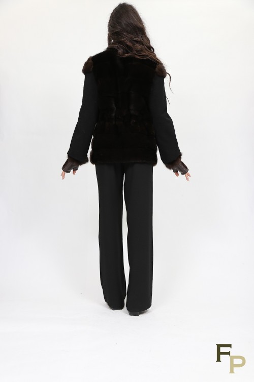 Veste en Fourrure de Vison Brown