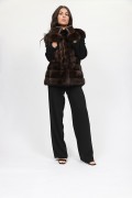 Brown Mink Fur Jacket