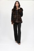 Brown Mink Fur Jacket