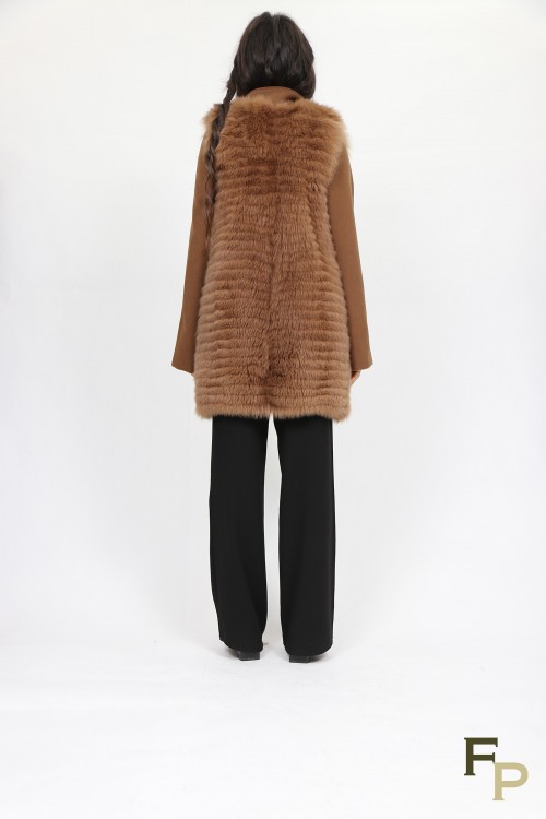 Fox Fur Coat with Wool