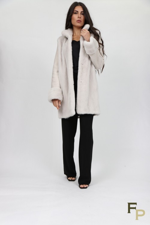 Manteau en Vison "Ice"