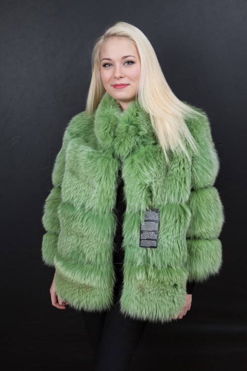 Green Royal Fox Jacket